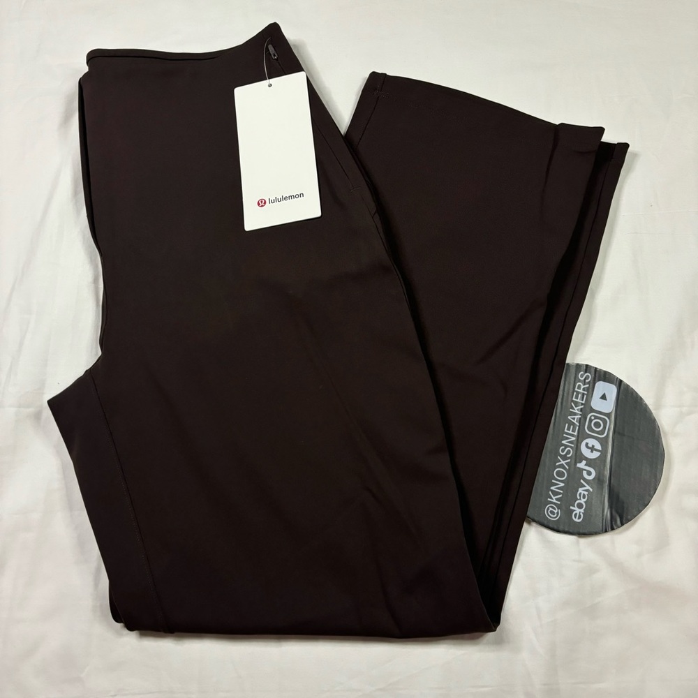 Lululemon Smooth Fit Pull-On High-Rise Crop Pant ESPR Espresso Brown Women’s 8